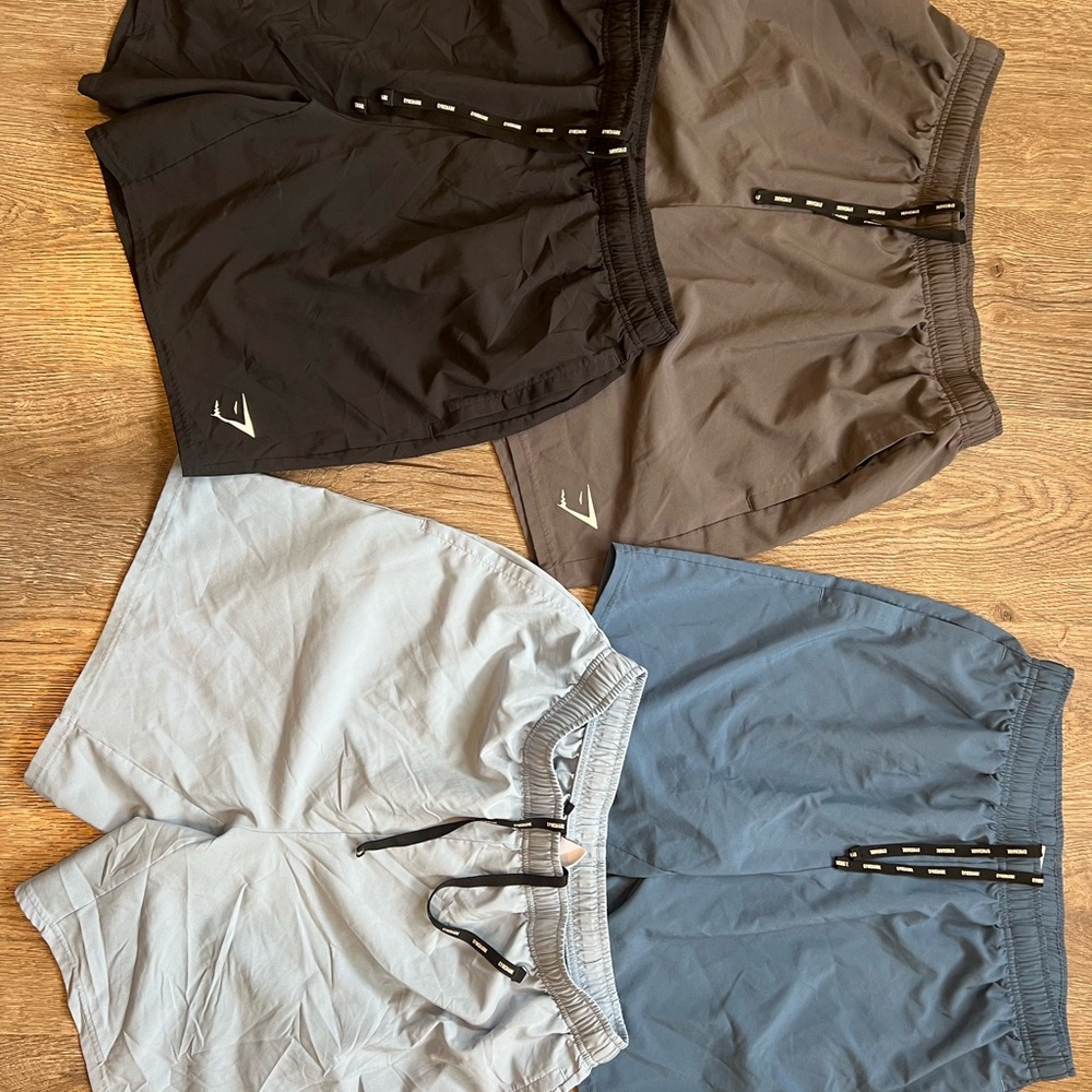 Bundle of 4 Men's GYMSHARK Shorts